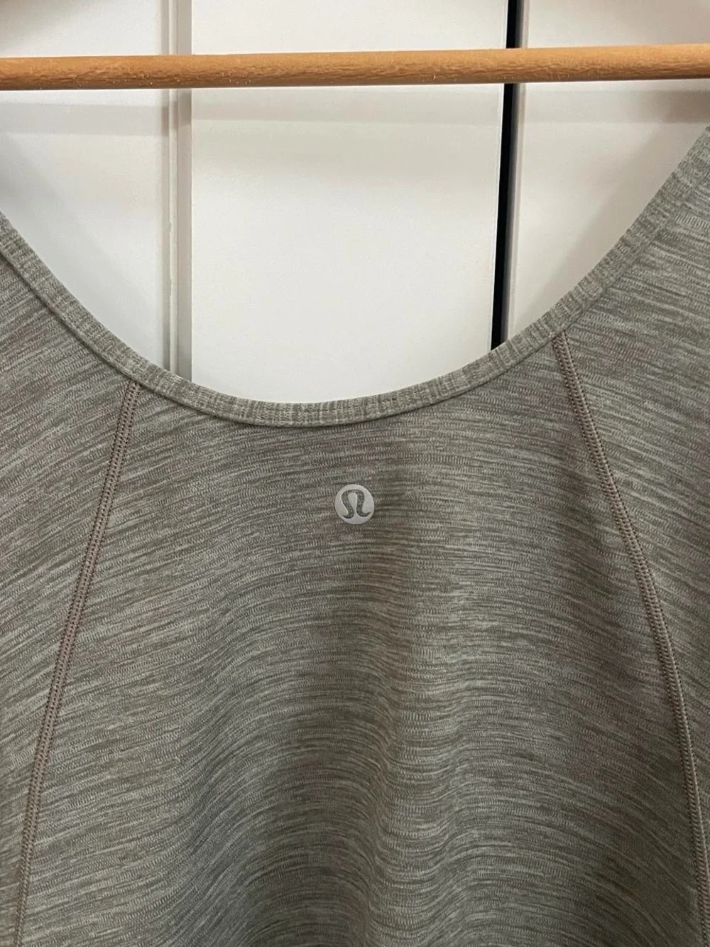 Lululemon Align Long Sleeve Shirt in a Heathered Riverstone (Green-Gray)